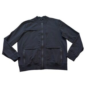 Public Rec Black XL Mens Full Zip Tech Stretch Lightweight Jacket